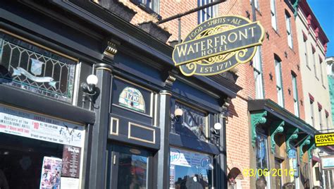 Waterfront Hotel Tavern Fells Point Baltimore Maryland Hauntings