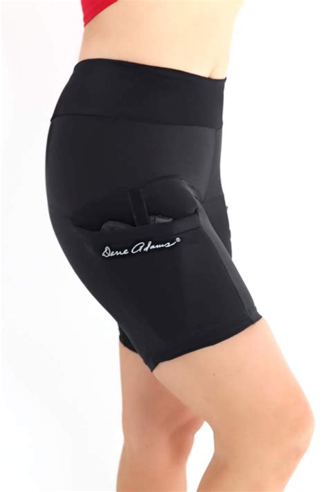 Concealed Carry Shorts Black Outer Thigh Holstering Dene Adams