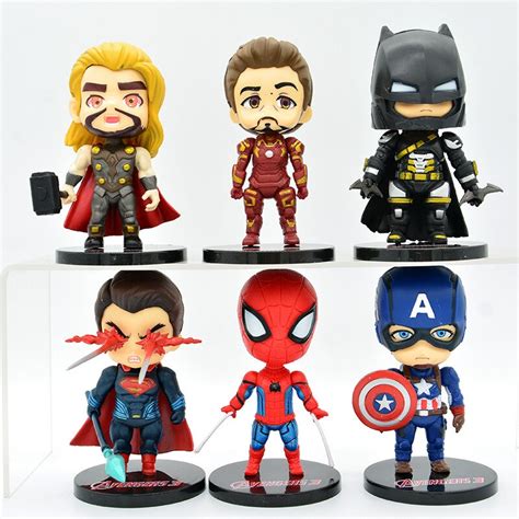5sets30pcslot 10cm Super Hero The Avengers Action Figure Set Toys