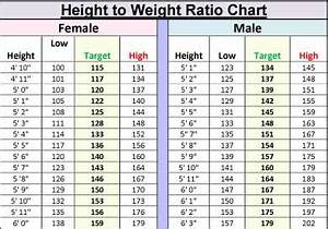 Height And Weight Chart For Library