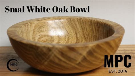 Wood Turning White Oak Bowl With Amazing Grain Youtube