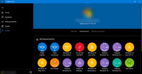 Microsoft Adds More Achievement Badges For Windows Insiders Who Are
