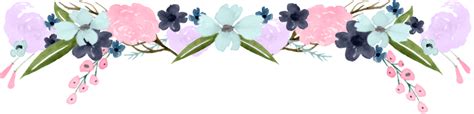 Flower Page Dividers Png