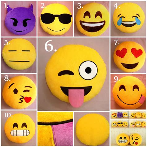 Emoji Pillows Street Exclusives Emoji Pillows Diy Pillows Crafts