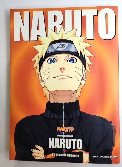 Naruto Illustration Book By Masashi Kishimoto Shonen Jump Graphic Manga