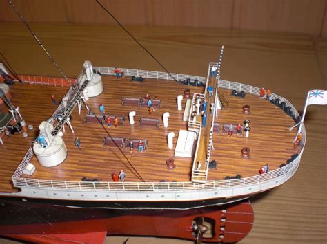 Rms Titanic British Passenger Liner Paper Model 1200 Huge 135cm