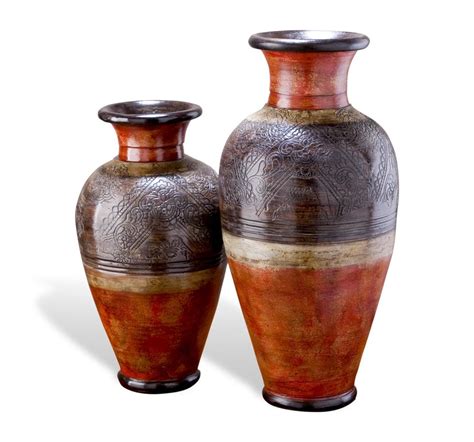 Buy cowboy decor, western accents and accessories at lone star western decor, your source for southwestern decor. Set of 2 Southwestern Global Rustic Large Decorative Vases ...