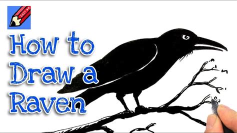 How To Draw A Raven Real Easy