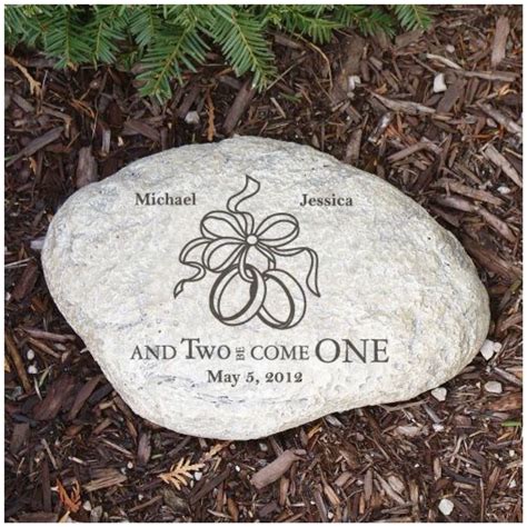 Personalized Wedding Ts Engraved Wedding Garden Stone Pgl553814