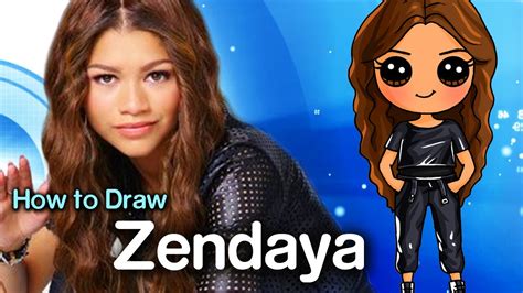 How To Draw Zendaya Disneys Kc Undercover