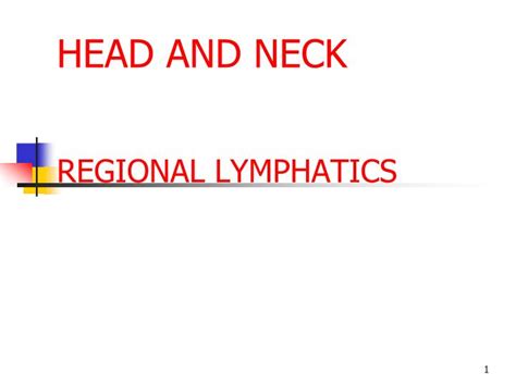 Ppt Head And Neck Regional Lymphatics Powerpoint Presentation Free