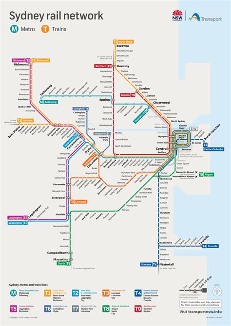 Transit Maps Submission Official Map Sydney Rail Network Map 2019