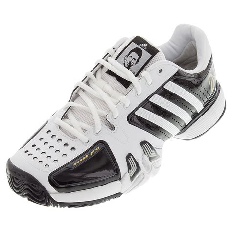 Adidas Men S Novak Pro Tennis Shoes Black And White Ebay