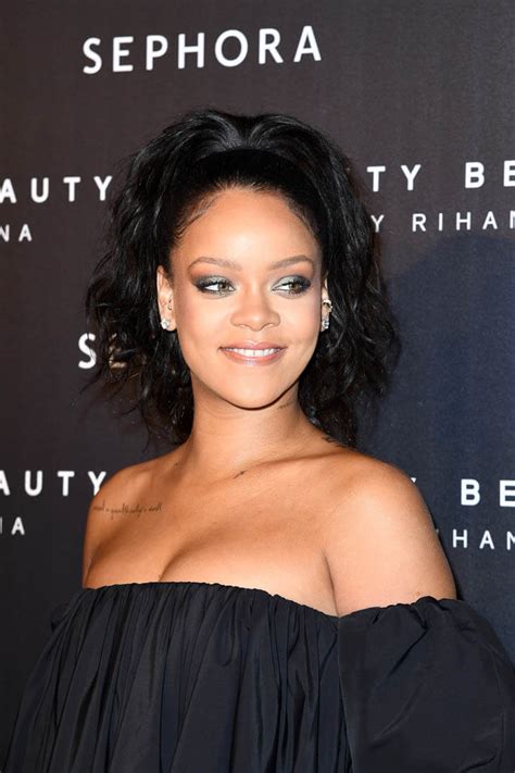 Rihanna Promotes Inclusive Fenty Beauty In Paris And