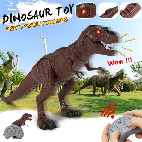 Remote Control Tyrannosaurus Rex Dinosaur Electronic Rc Toy W Shaking
