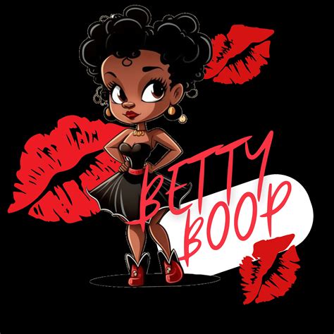 Betty Boop Svg Black Betty Boop Svgpng Instant Download Etsy Hong Kong