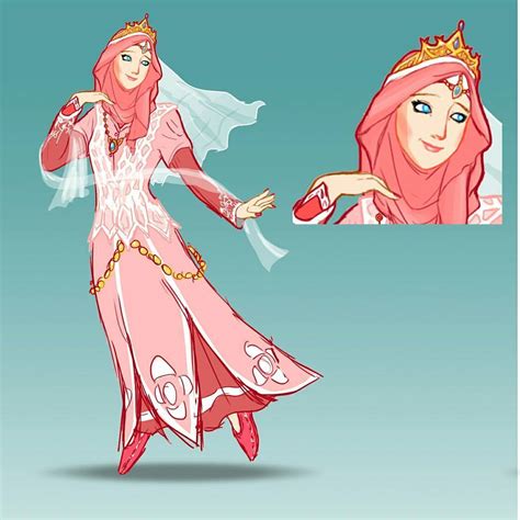 Muslimah Princess Concept Art Art Digitalart Concept Princess Muslimah Characterconcept