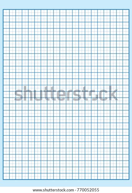 Engineering Graph Paper Printable Graph Paper Stock Vector Royalty