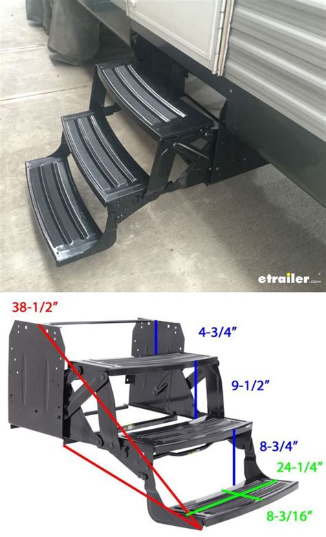 Easily Get Into And Out Of Your Rv With These Manual Pull Out Steps