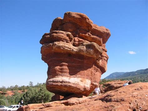Balancing Rock Garden Of The Gods Colorado Springs
