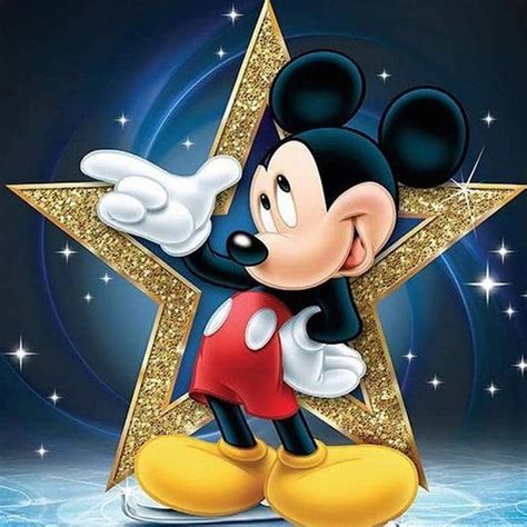 5d Diamond Painting Gold Star Mickey Mouse Kit