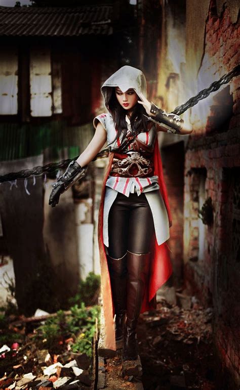 Assassins Creed Ezio Cosplay Costume On Behance Cosplay Woman