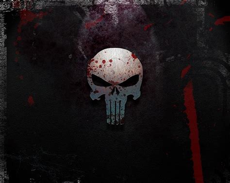 Punisher Skull Blood Skull Hd Wallpaper Pxfuel