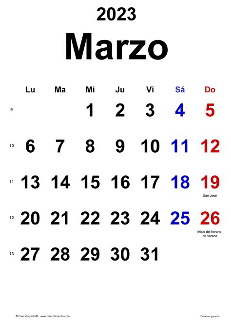 Calendario Marzo 2023 Para Imprimir Argentina Pdmrea
