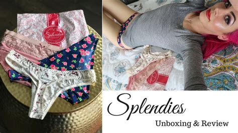 splendies unboxing underwear subscription service youtube