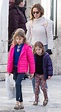 Emily Blunt dons cream polo neck during stroll with daughters Hazel, 7 ...