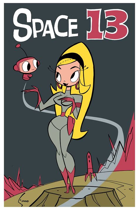 Shane Glines Space Girl Retro Cartoons Character Design References