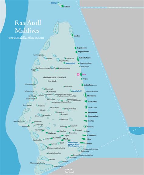 Maldives Resort Location Map Maldive Islands Resort