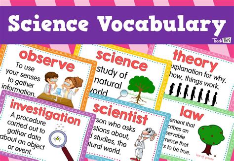 Science Vocabulary Cards Teacher Resources And Classroom Games