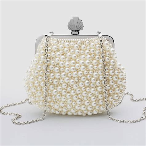 May Pearl Clutch Bag By Vintage Styler