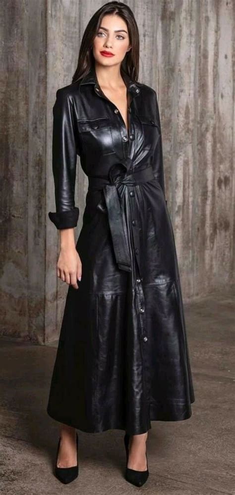 Pin By Uwe Schmidt On Elegante Damen Ledermode Leather Dresses