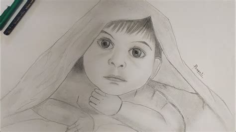 How To Draw Baby Sketch Baby Sketch Sketch For Beginners Youtube