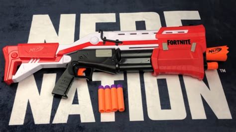 Nerf Fortnite Ts Mega Pump Action Shotgun Brand New Youtube