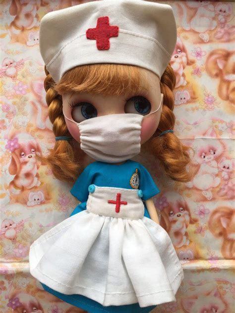 Blythe Nurse Nancy Dress Set Vintage Style Nurse Set Etsy Cute