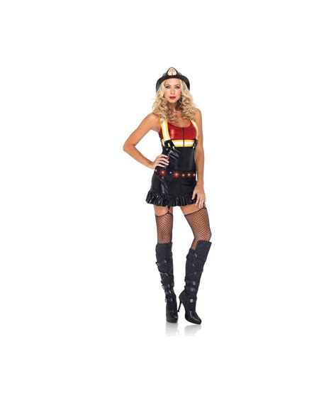 hot spot honey firefighter costume women costume