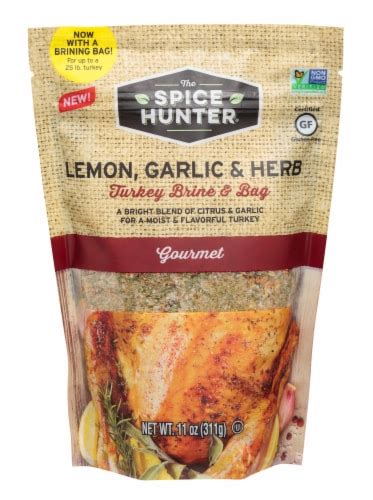 The Spice Hunter Lemon Garlic And Herb Turkey Brine And Bag 11 Oz Kroger