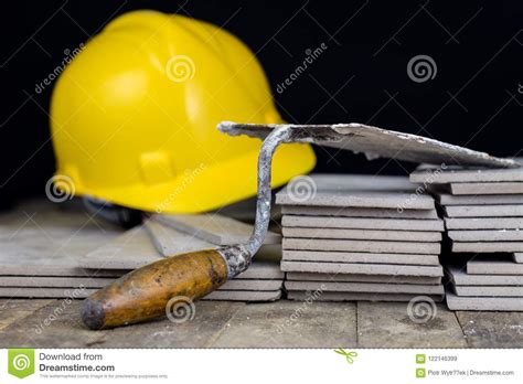 Helmet Tiles And Tools For The Builder Accessories For Construction