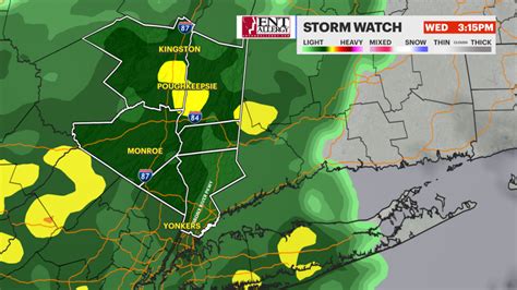 Storm Watch Rainy And Foggy Wednesday In The Hudson Valley