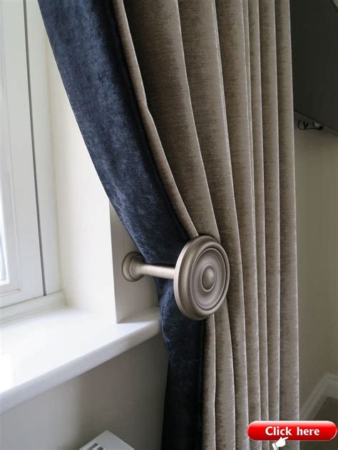 Here are a few more i made gather a curtain panel up in the center for a decorative effect. Wooden holdback draws the curtain away from the window to maximise light. The ta... - 2019 ...