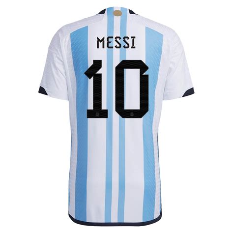 Lionel Messi Argentina 22 23 Authentic Home Jersey
