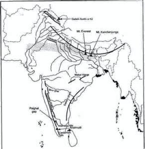 Map Of India Solutions For Icse Class Geography Ch Icsehelp