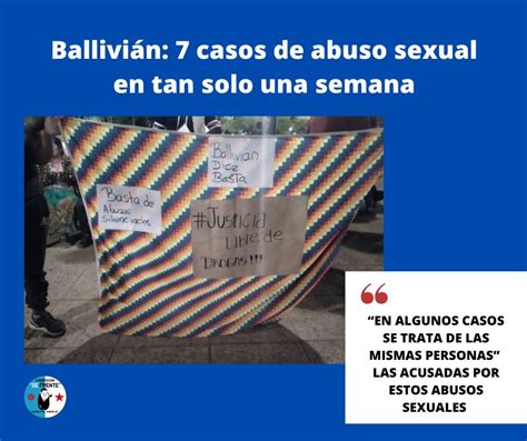 Ballivián 7 Casos De Abuso Sexual En Tan Solo Una Semana Agrupación De Frente