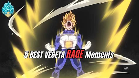 Top 5 Best Vegeta Rage Moments Dragon Ball Z Dbz Dbz Kai Dbs Youtube