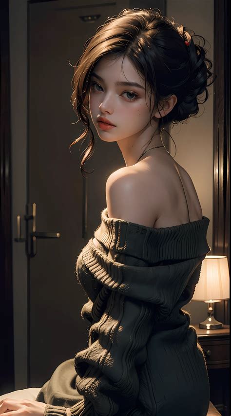 best quality masterpiece ultra high res photorealistic 1 4 raw photo 1girl off shoulder