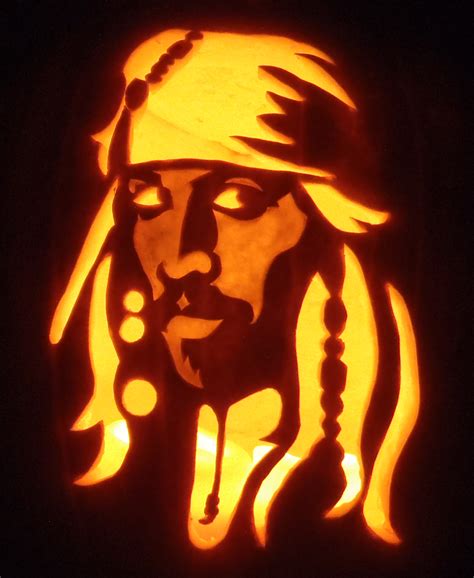 Captain Jack Sparrow Pumpkin By Johwee On Deviantart