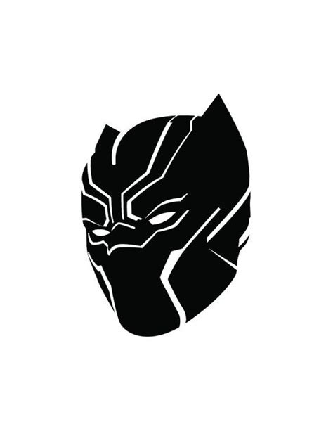Black Panther Mask 3 Inch 4 Inch 5 Inch Logo Vinyl Decal Car Decal